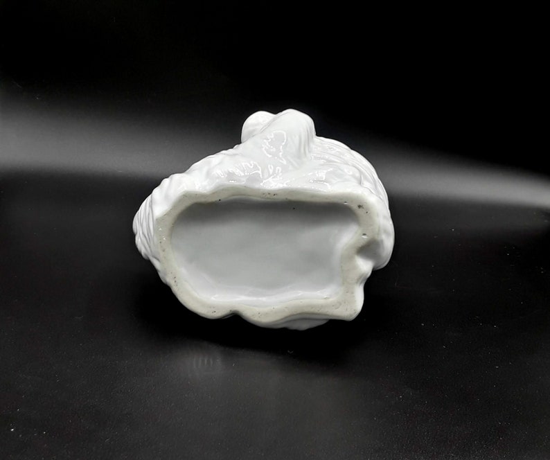 Home Decor Ceramic White Cat Planter Home Decor Vintage Home Decor Cat Decor Vintage Planter