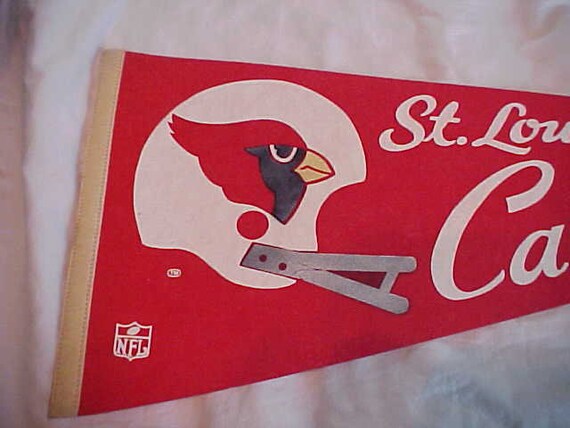 1967 St Louis Cardinals Vintage Full Size Football Pennant W Etsy