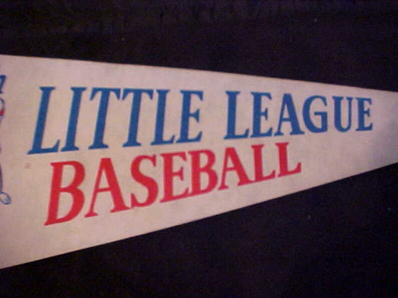 1939-1989 50th Anniversary Little League baseball full size pennant
