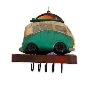 Combi wooden key holder