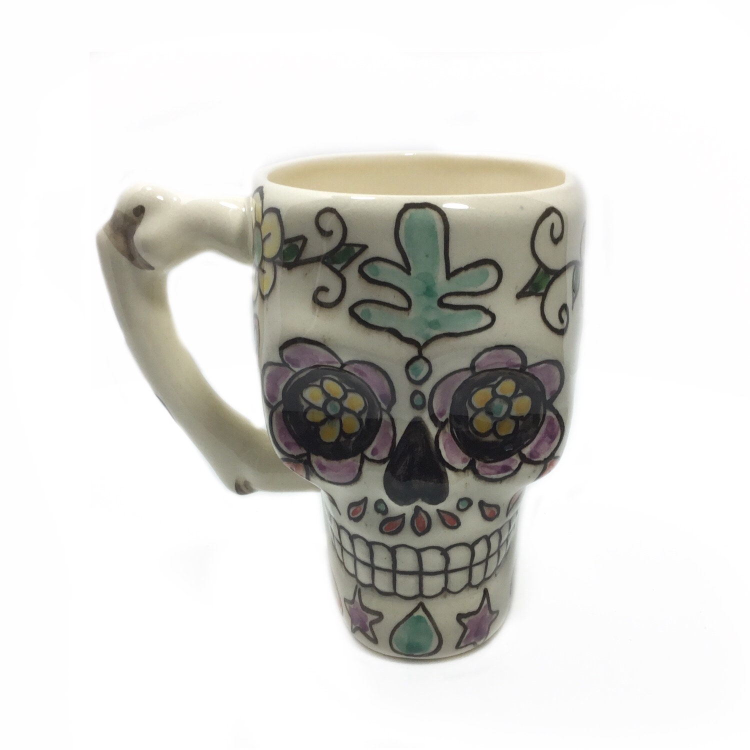 Mug - Tasse avec Décoration Tête de Mort