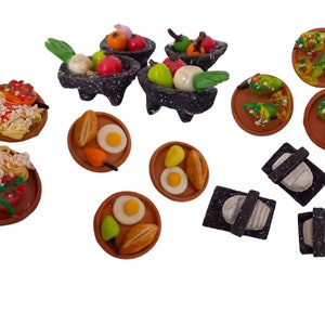 mini mexican plate day of the dead offering