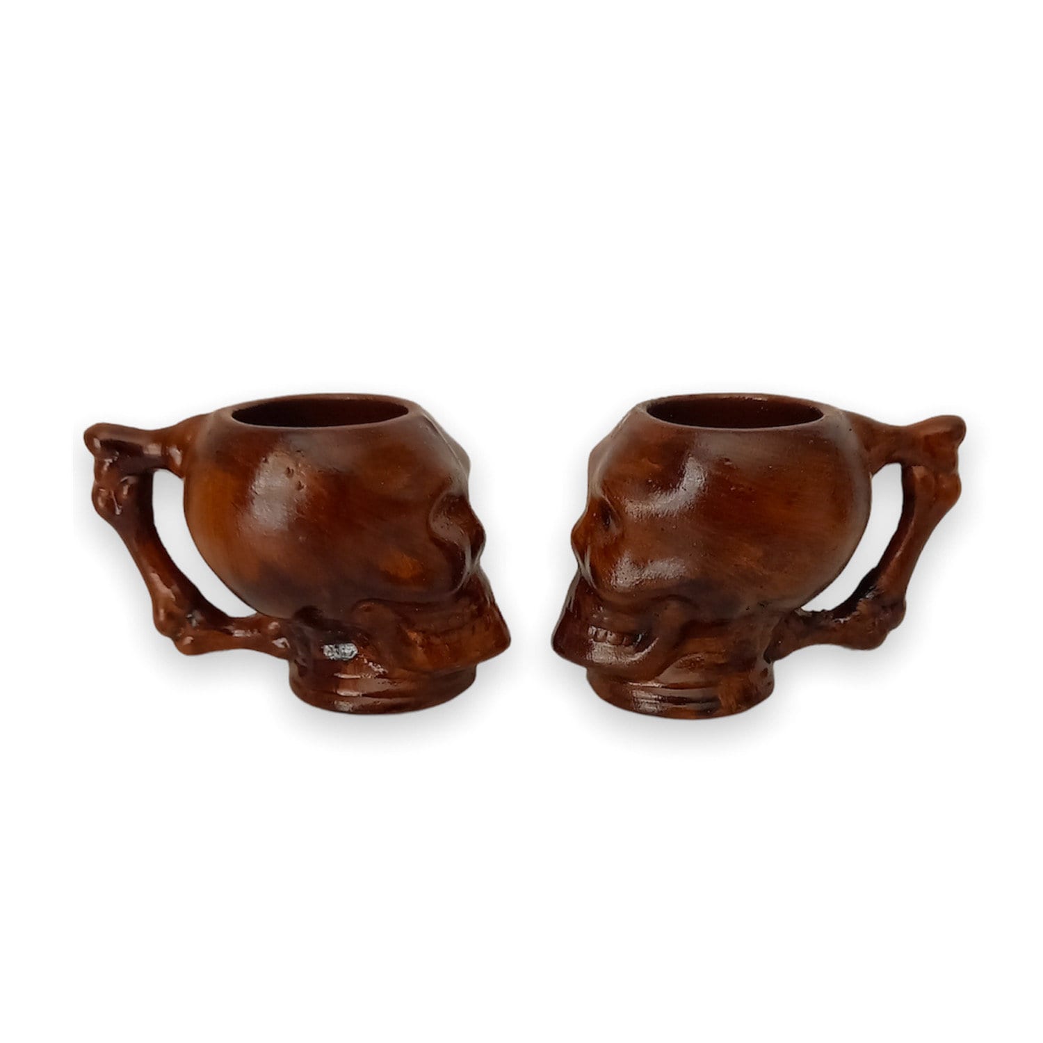 Set of Two Skull Coffee Cups - Etsy
