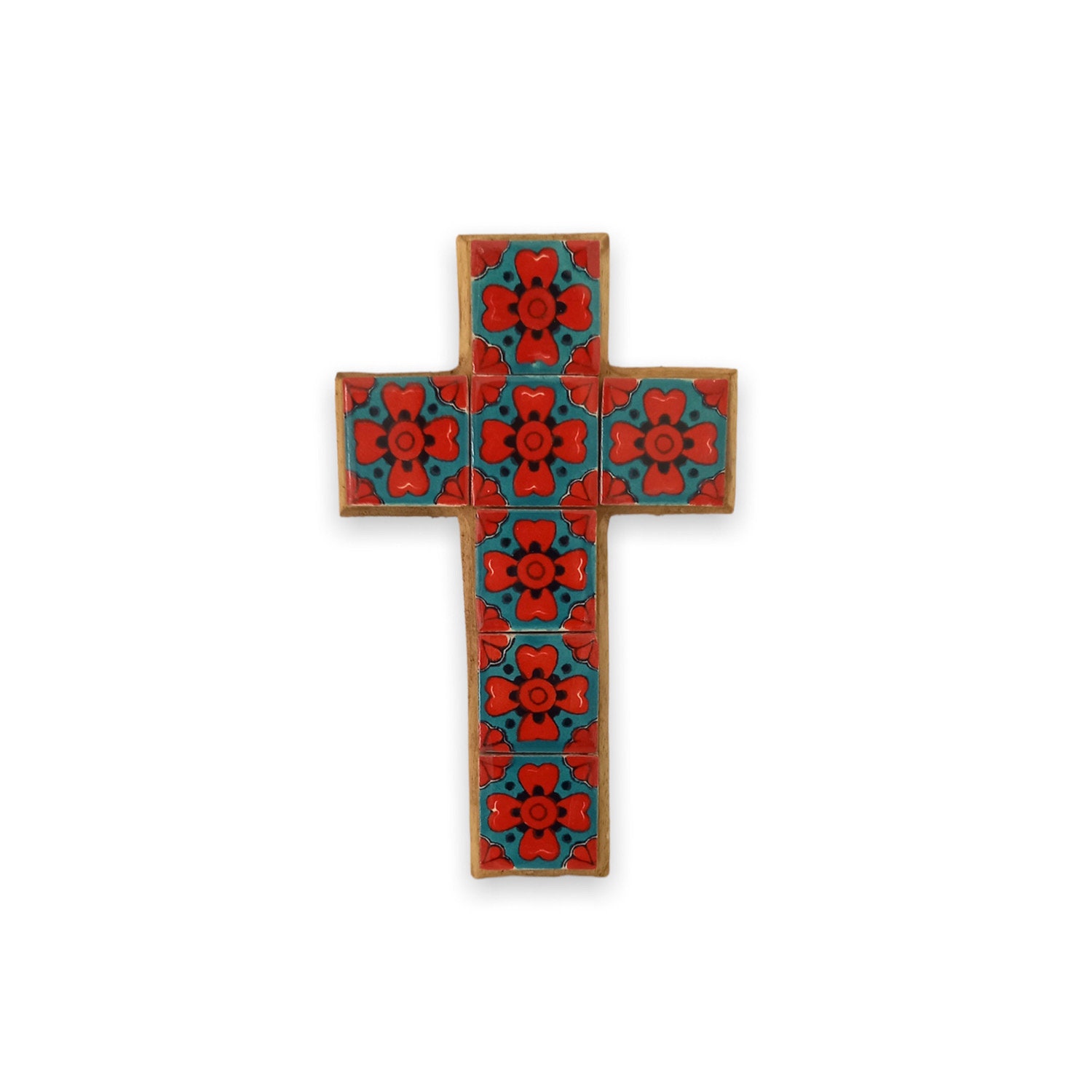 Croix avec Carreau Céramique Pour Décoration Murale