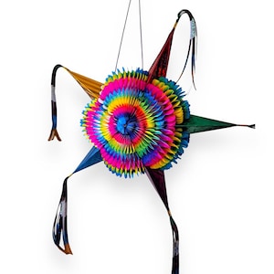 La tradizionale, unica, unica Piñata messicana in carta crespa, pieghevole, per colorare le tue feste