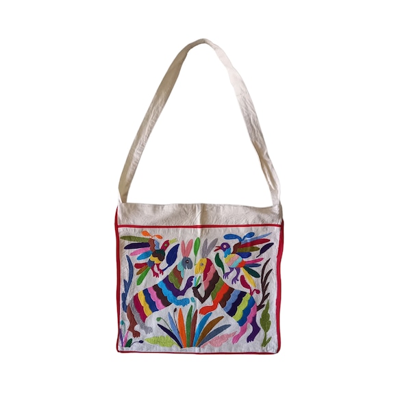 FIN DE SERIE - tote bag otomi brodé