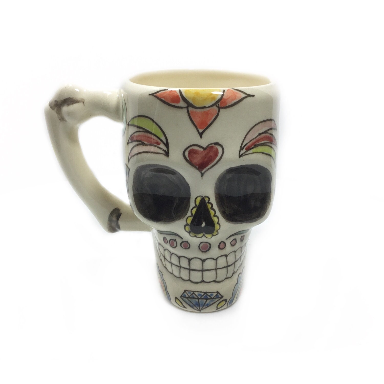 Mug - Tasse avec Décoration Tête de Mort