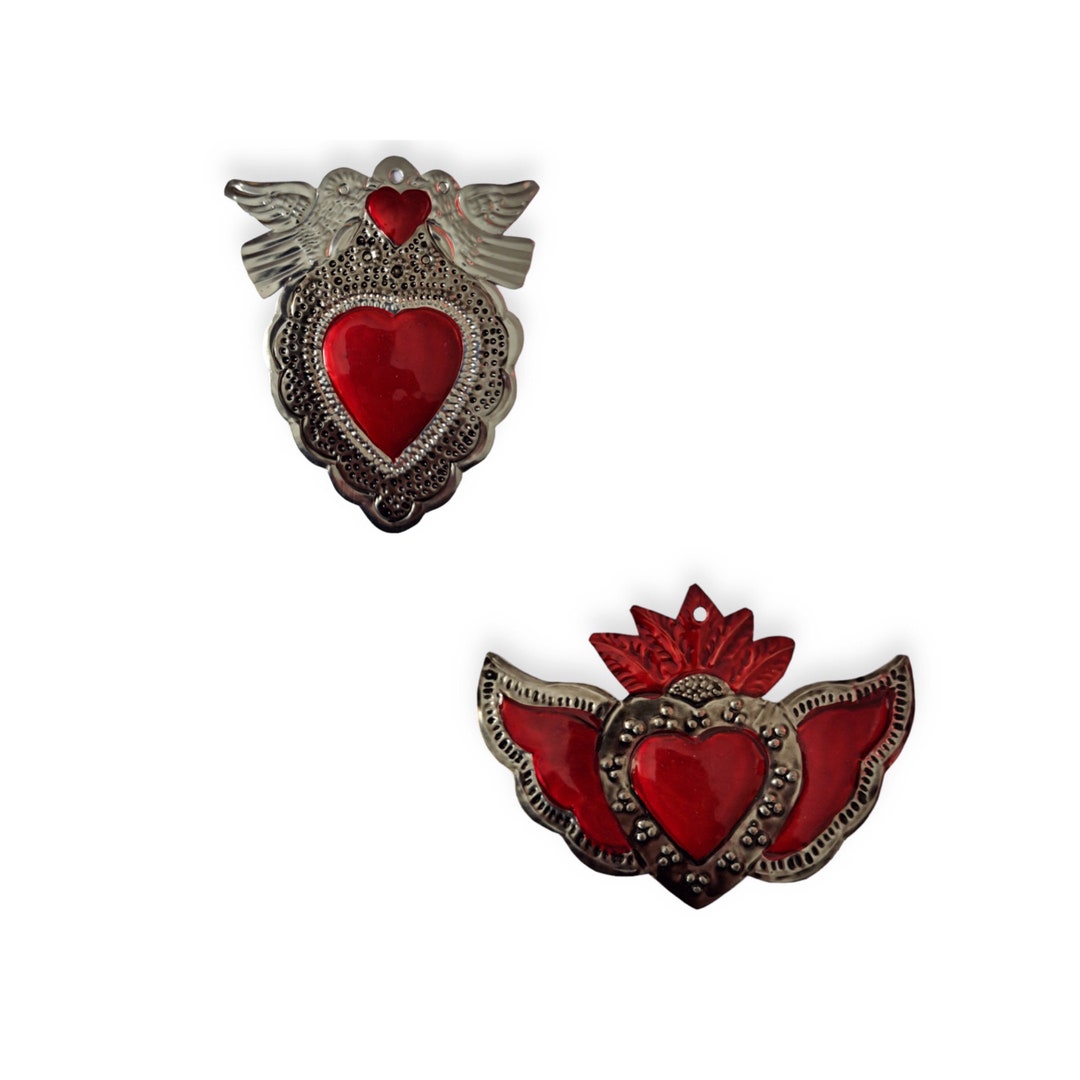 Pendentif Coeur Ex-voto Mexicain Travaillé 23x14 Mm - Plaqué Or 3 Microns X1 Pendentif Coeur Ex-voto Mexicain Travaillé 23x14 Mm - Plaqué Or 3 Microns X1