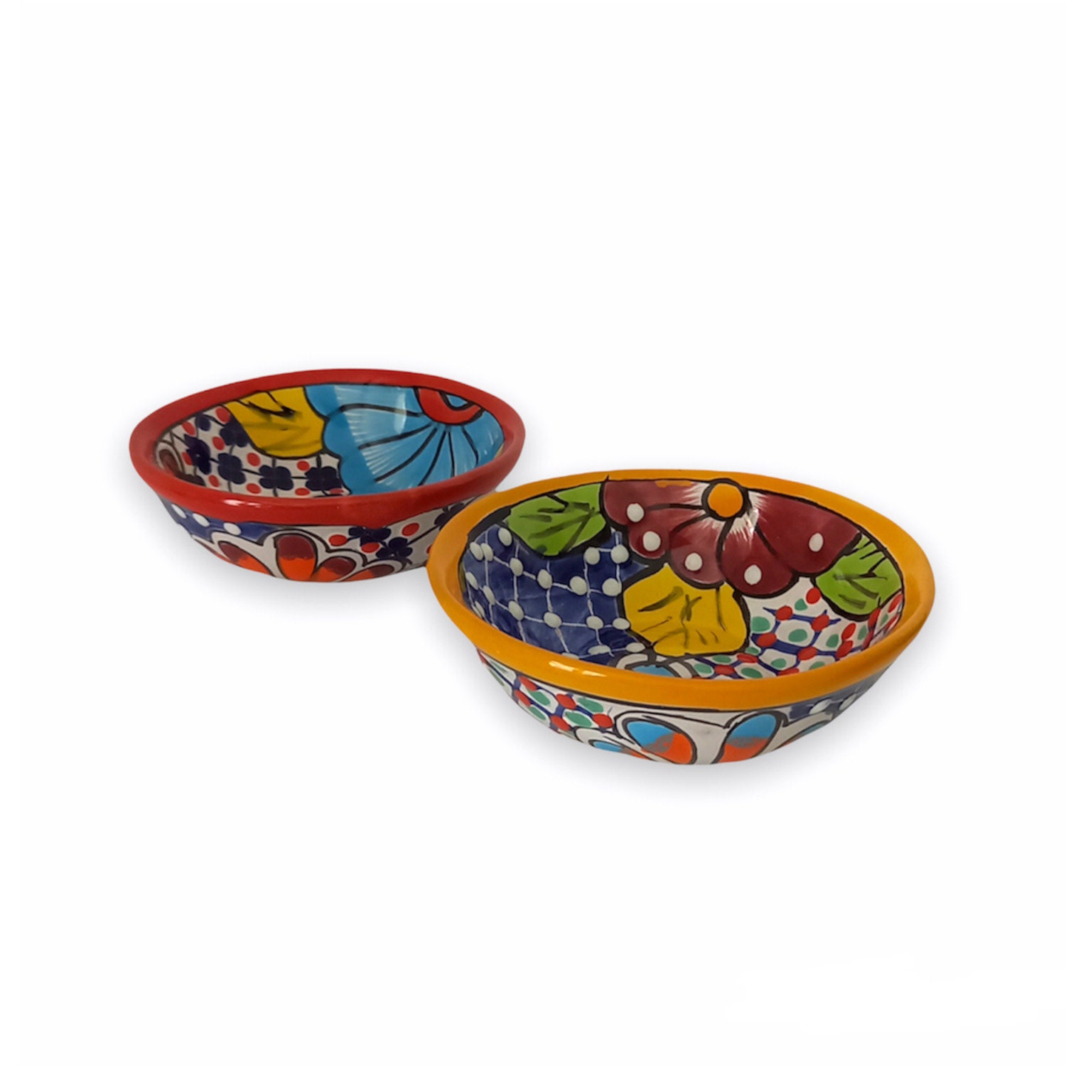 Jeu de 2 Ramequins en Céramique Mexicaine