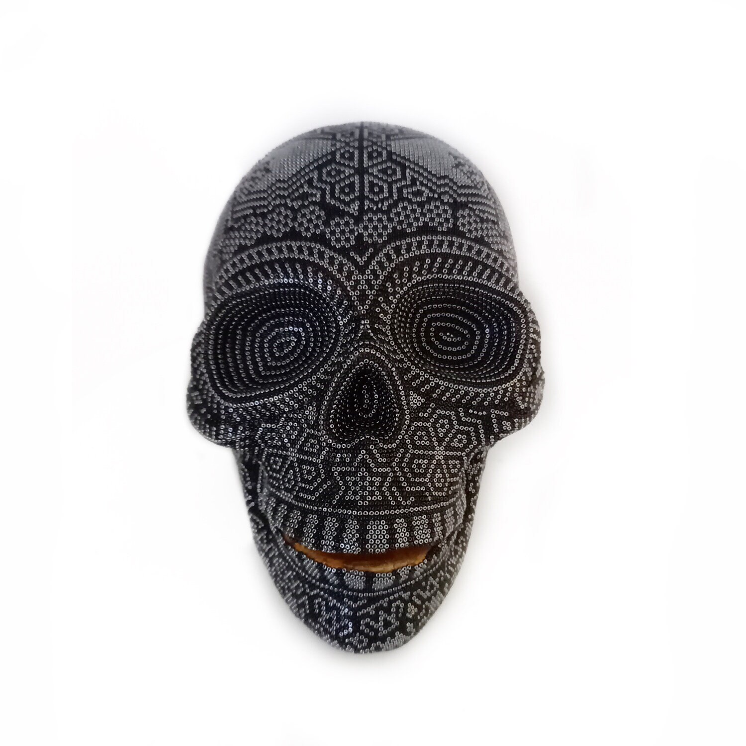 Tête de Mort avec Perles Chaquiras