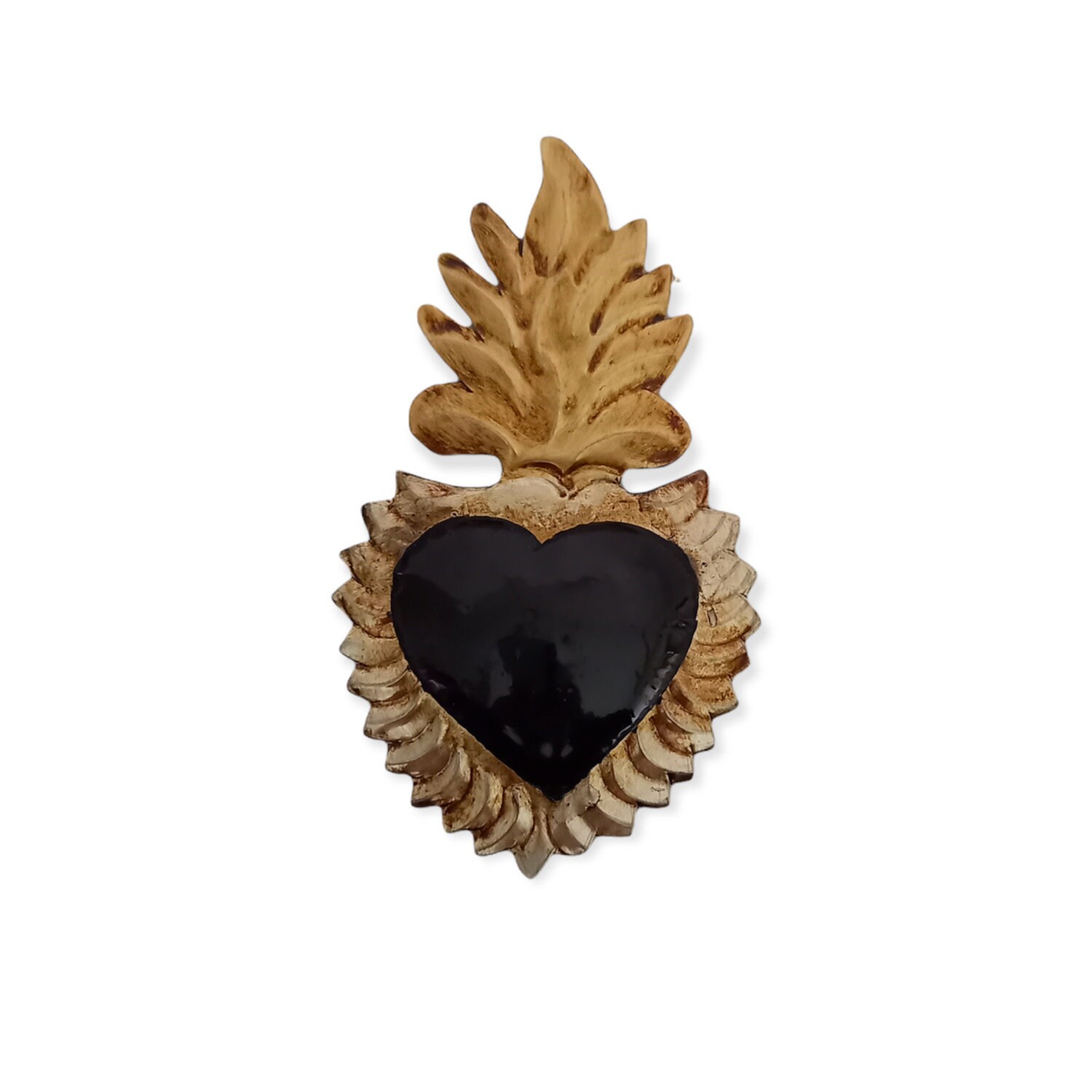 Coeur Ex Voto Vintage Pour Décoration Murale