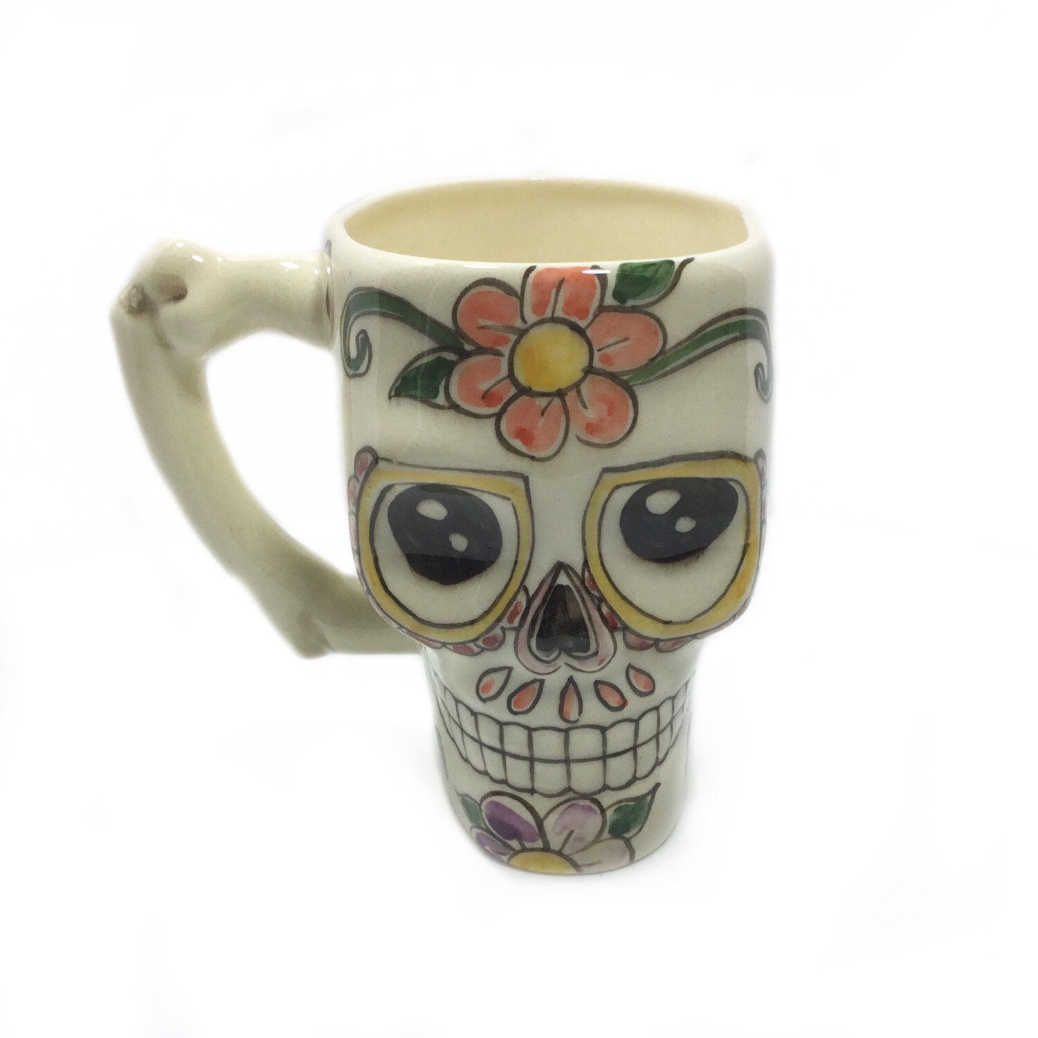 Tasse avec Décoration Tête de Mort