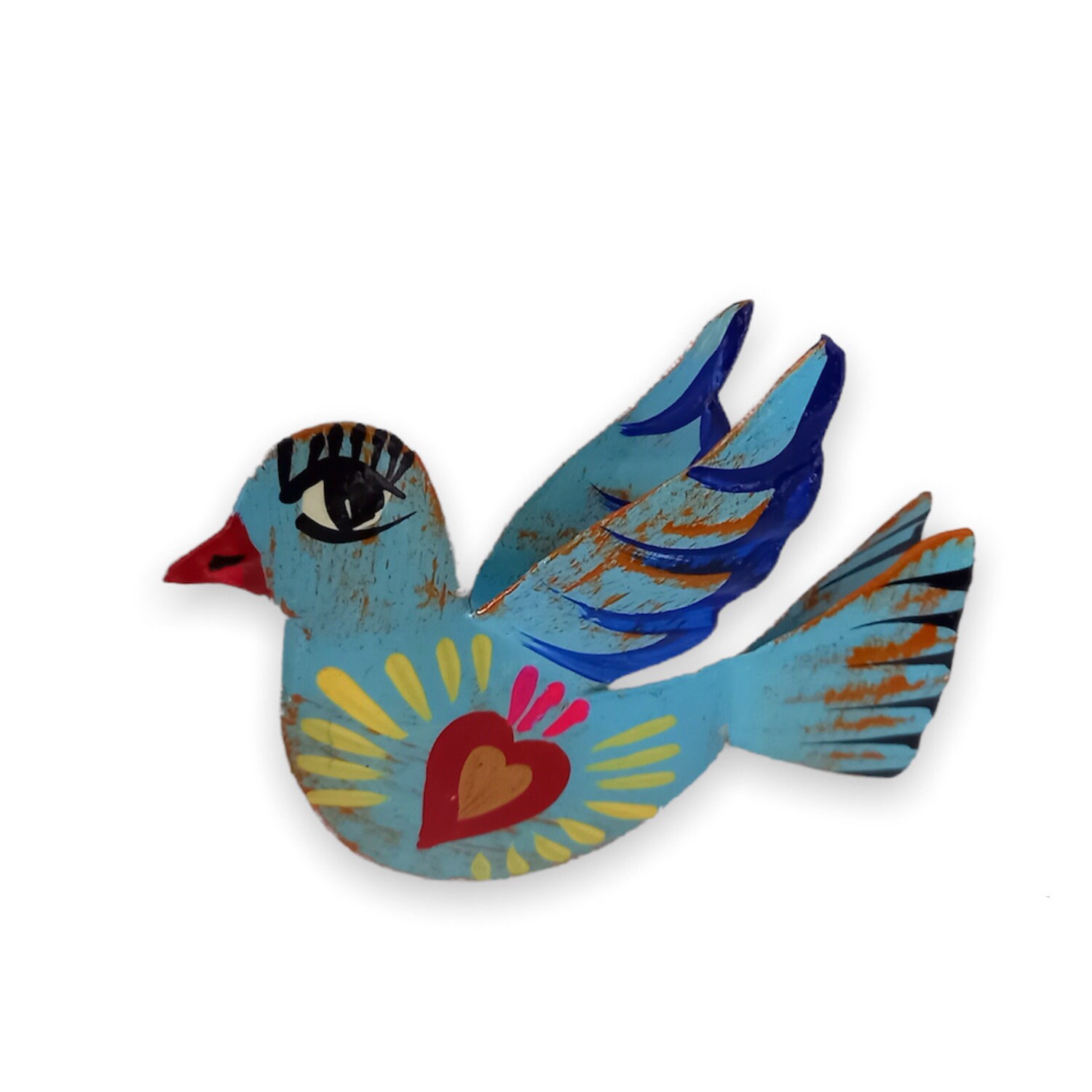 Colibri en Métal à Suspendre Pour Une Décoration Colorée