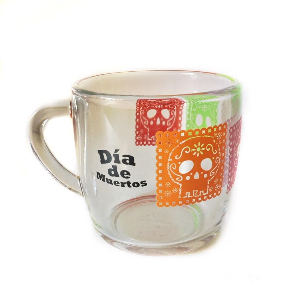 Verre avec Décoration Mexicaine Papel Picado