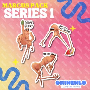 Marcus sticker-pack VRchat Worm fanart stickers SERIES 1