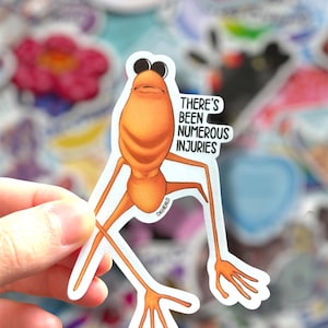 Marcus VRchat Theres been Numerous Injuries Worm fanart stickers