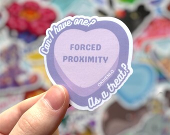 Sweetheart Candy Sticker: Romance Novel, Bookish Treat