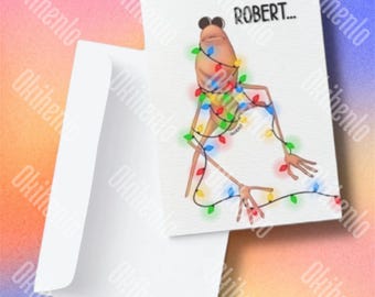 Marcus Holiday card VRchat Worm Fan portrait: ROBERT, I’m feeling quite FESTIVE