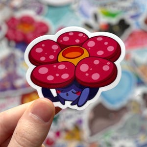 Sleepy plant vileplume stickers