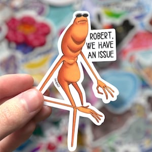 Marcus VRchat Robert, we have an issue Worm fanart stickers