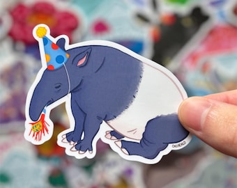 Pity party tapir stickers