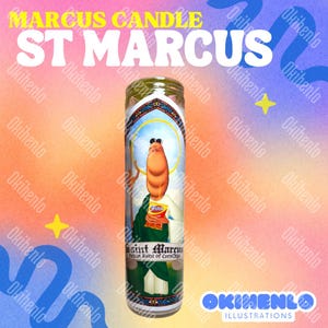 Saint Marcus Prayer Candle: VRchat Worm Fan Art Shrine