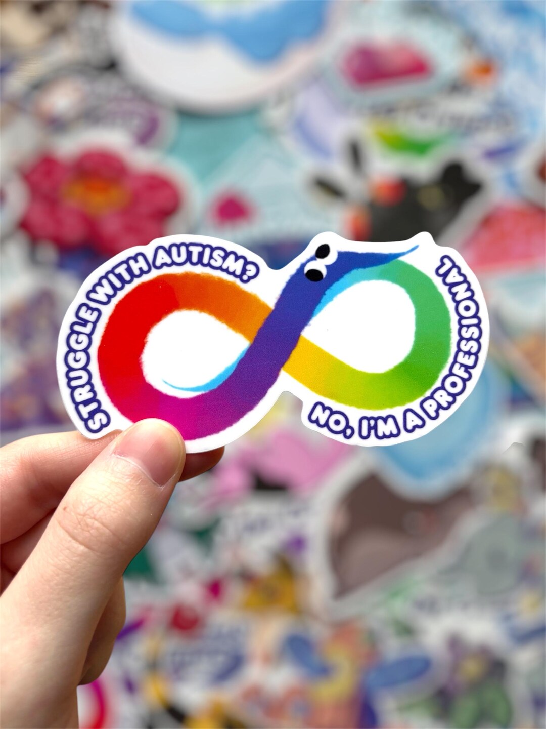 Professional Worm on a String Stickers - Etsy