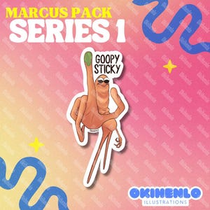 Marcus VRchat  Worm fanart stickers series 1 GOOPY STICKY