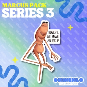 Marcus VRchat  Worm fanart stickers series 3 Robert, we HAVE AN ISSUE