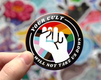 Your cult will not take us down