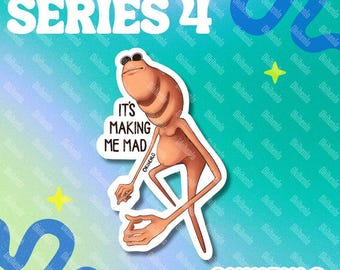 Marcus VRchat Worm fanart stickers series 4 Robert its MAKING ME MAD