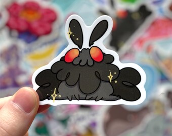 Mothman Sticker: Glossy Waterproof Vinyl Decal