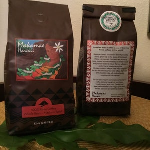 100% Kona Coffee, 12oz whole bean