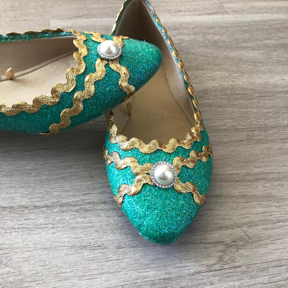 Jasmine costume shoes Etsy