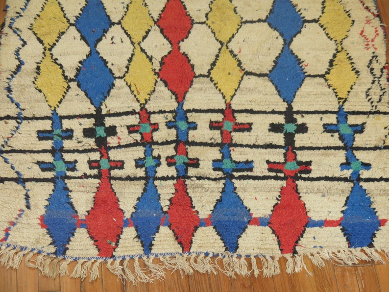 Vintage Morrocan rug Size 4'1''x7' image 1