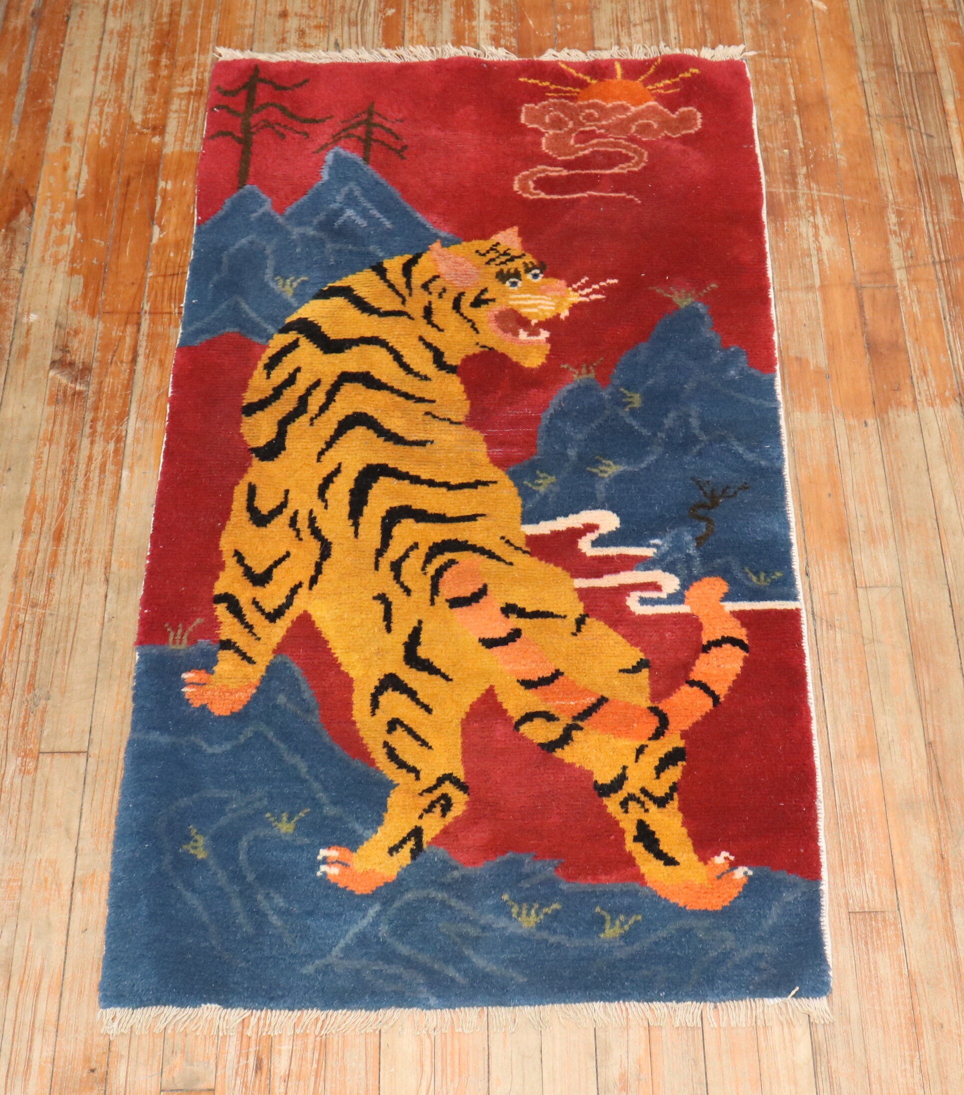 Tibetan Tiger Rug 3'x 6' ( TGR 019 ) – TibetGallery.net