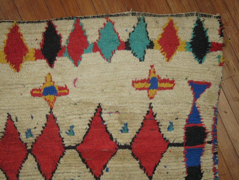 Vintage Morrocan rug Size 4'1''x7' image 4