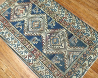 Antique Caucasian Kazak Shirvan Rug Size 3'1''x5'1''