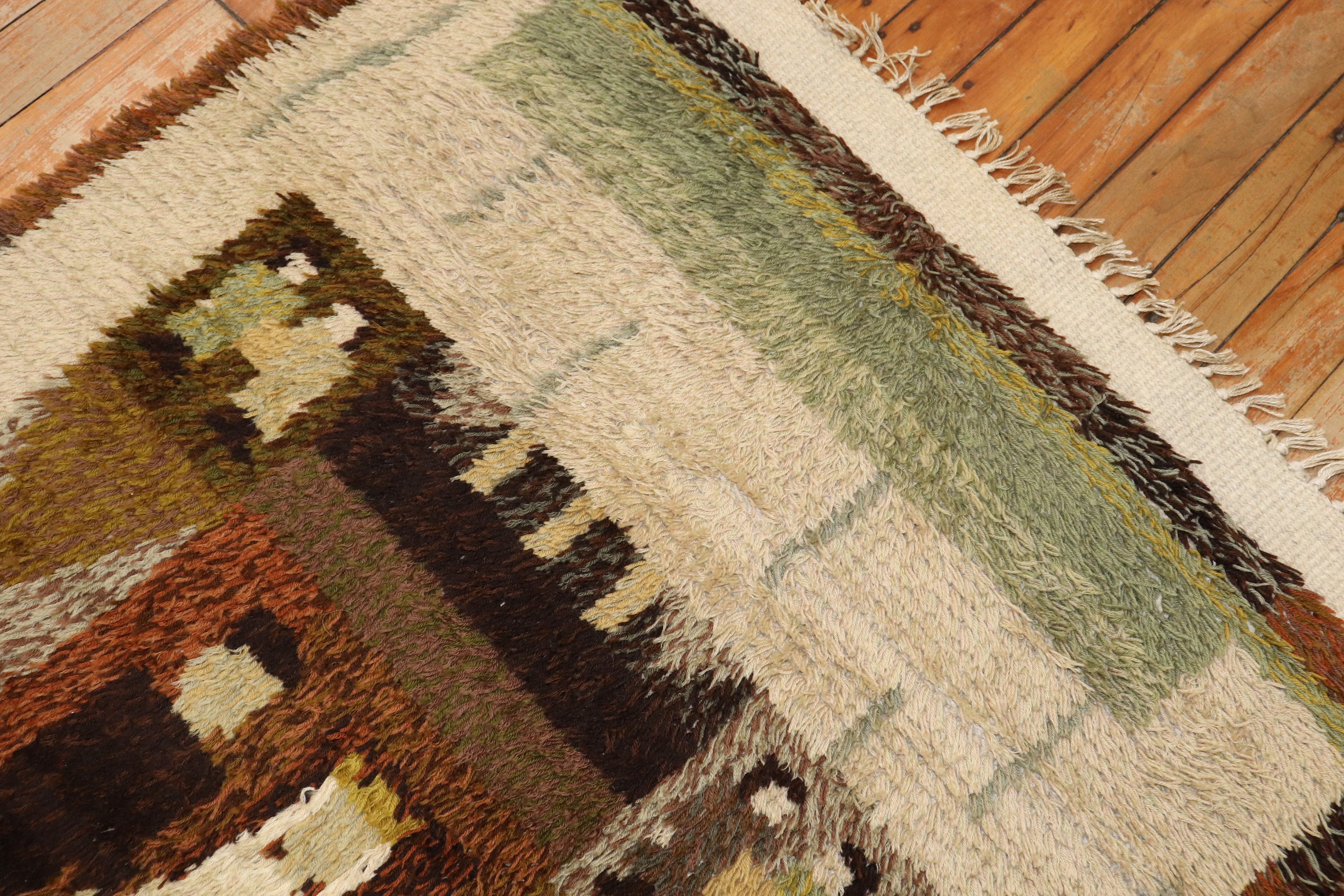 Etsy Rya Rug Kits Vintage Pictorial Swedish Rya Dowry Rug Dated 1967 Size 2'6''x4'2'' - Etsy