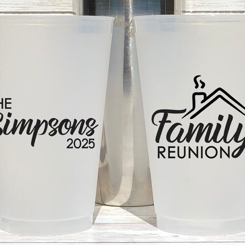 Family Reunion Custom Cups 5oz 8oz 9oz 10oz 12oz 14oz Etsy