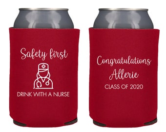 Graduation Slim Can Cooler 4 Proud MOM Awesome 2021 Graduates Customized Slim Drink Coolie Personalized Slim Can Coolers Party Favor