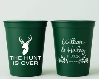 Custom Wedding Stadium Cups: The Hunt is Over, Personalized Party Favors