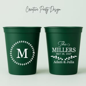 Custom Wedding Stadium Cups: Personalized Party Favors