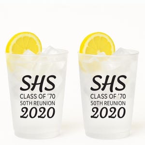 Custom Class Reunion Cups: Personalized Party Decoration