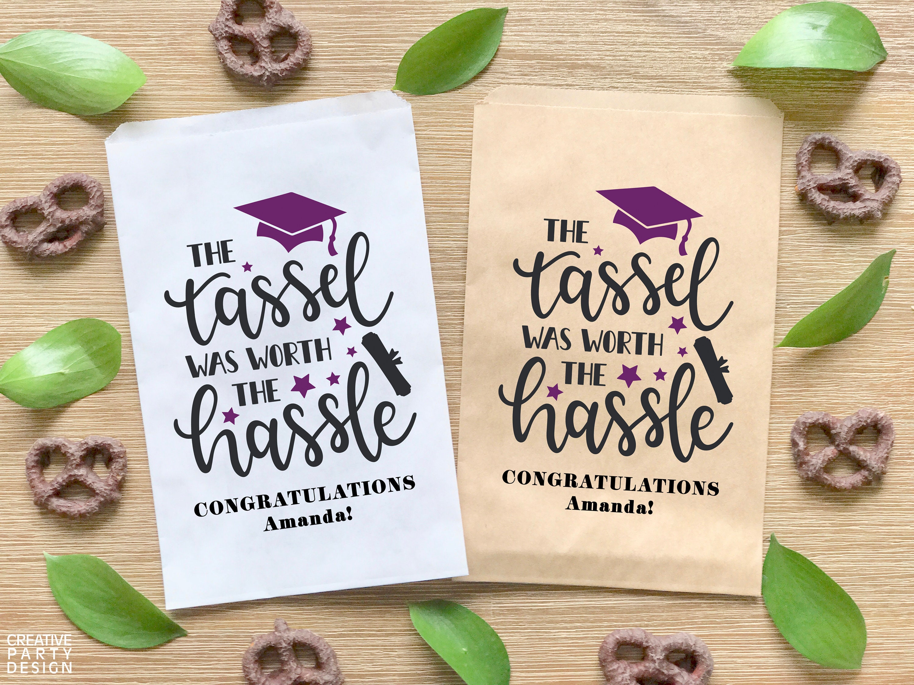 Graduation Favor Bag Custom Graduation Candy bag Graduation Etsy