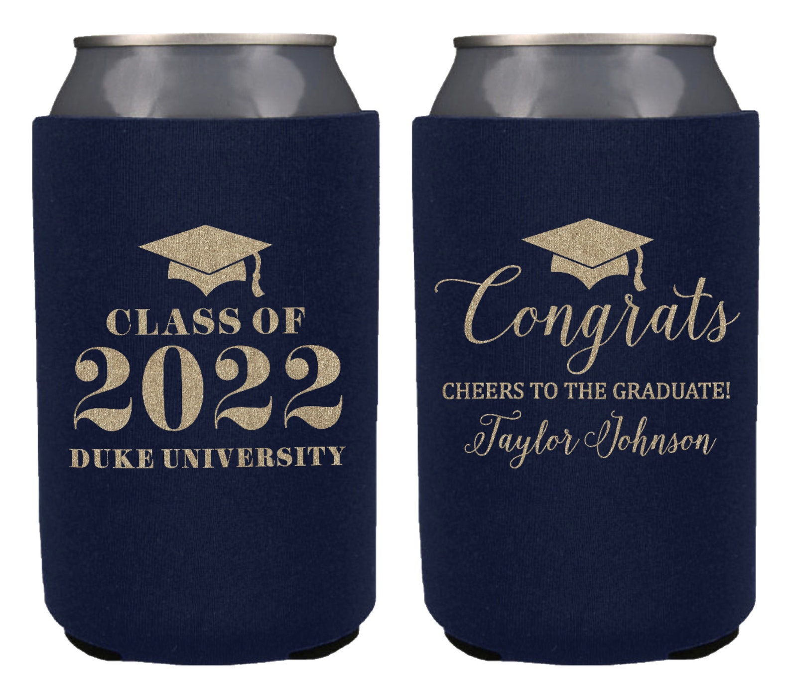 NEOPRENE Custom Graduation Can Coolers Customized Graduation Etsy
