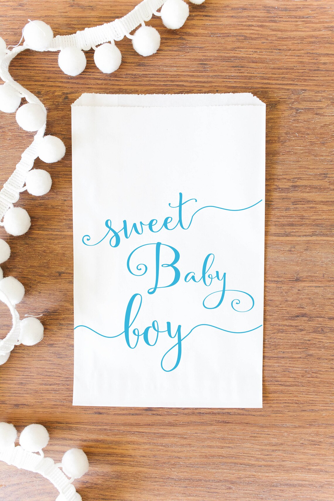 Sweet Baby Boy Baby Shower Candy Bags Baby Boy Treat Bags Etsy