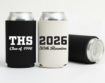 Slim & Regular Personalized Class Reunion Can Coolers
