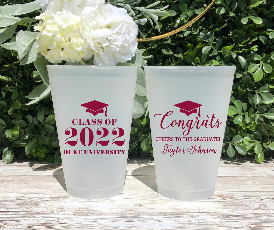 Graduation Custom Cups 5oz 8oz 9oz 10oz 12oz 14oz 16oz Etsy