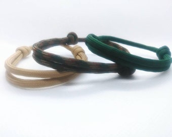 Paracord Bracelets, Adjustable Bracelets ( Finished Product )
